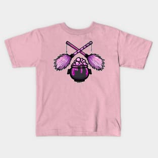 Bubblegum Witch Cauldron Kids T-Shirt